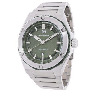 FX04319B NWT Technomarine Fashion Men's Quartz Plastic and Stainless Steel Authe